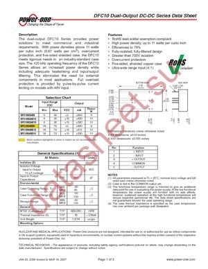 DFC10U24D15 datasheet  