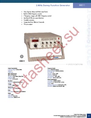 B8011 datasheet  