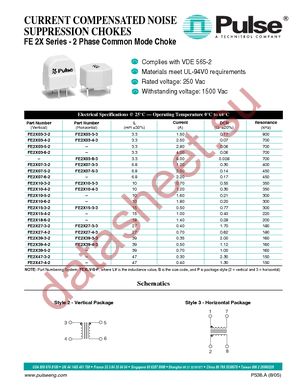 FE2X03-4-3NL datasheet  