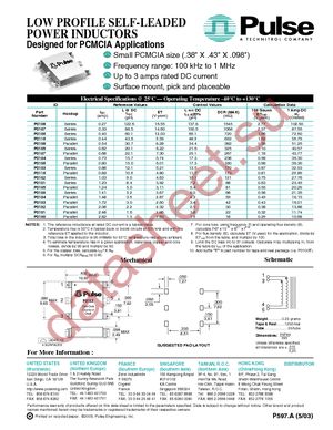 P0145 datasheet  