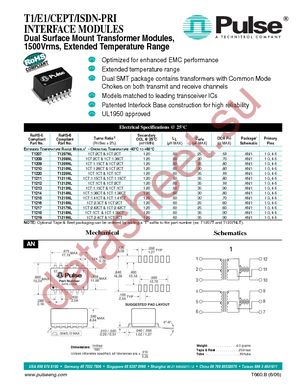 T1210 datasheet  