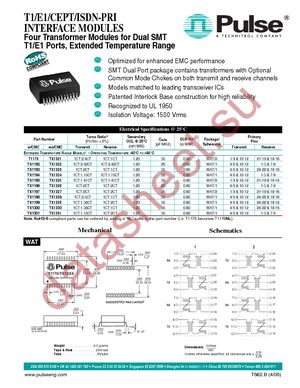 TX1196 datasheet  