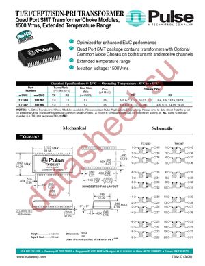 TX1263NLT datasheet  