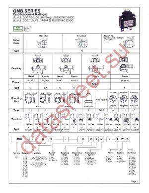 QMB-122-11C3N-3BA datasheet  