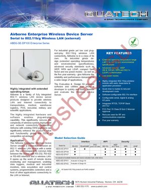 ABEG-SE-DP102 datasheet  