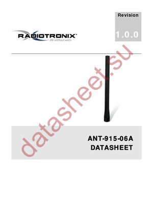 ANT-915-06A datasheet  