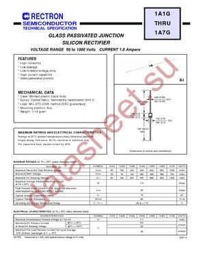 1A1G-T datasheet  