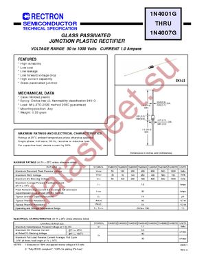 1N4001G-T datasheet  