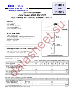 1N5402G-T datasheet  