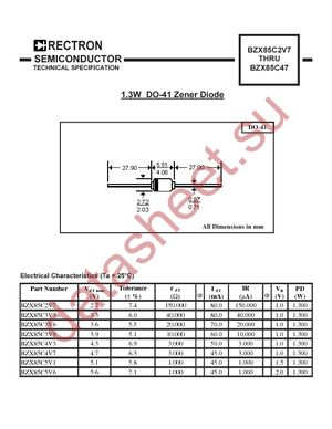 BZX85C3V6-T datasheet  