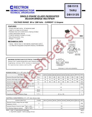 DB157S-T datasheet  