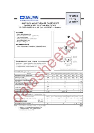 EFM102-W datasheet  