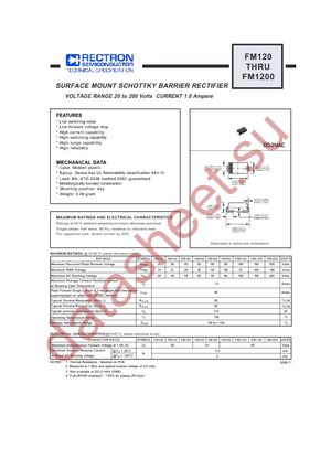 FM1100-W datasheet  