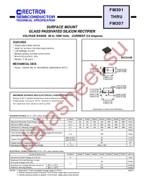 FM301-W datasheet  