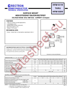 HFM101W-W datasheet  