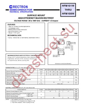 HFM102W-W datasheet  