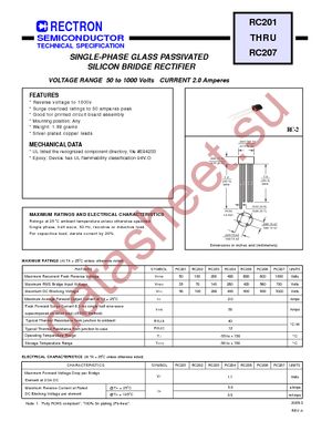 RC204 datasheet  