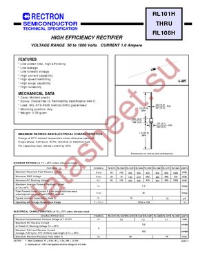 RL101H-B datasheet  