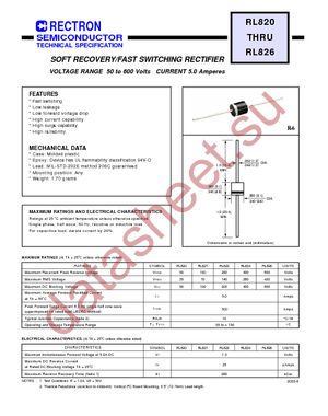 RL820-T datasheet  