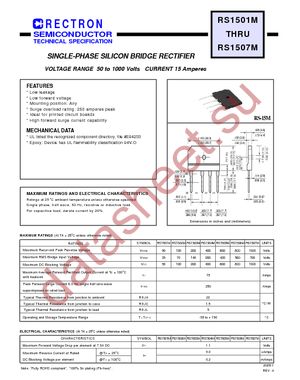 RS1506M datasheet  