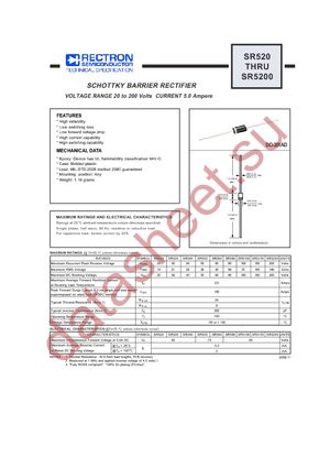 SR530-T datasheet  