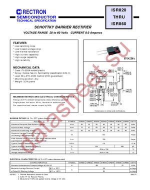 SR850 datasheet  