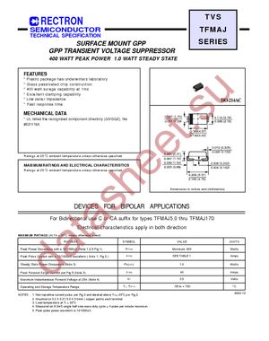 TFMAJ13-W datasheet  