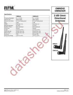 OMNI242 datasheet  