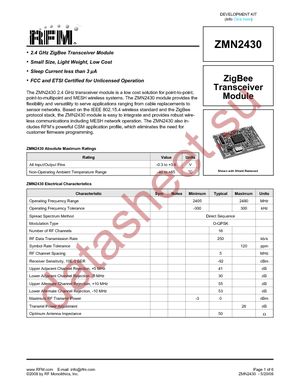 ZMN2430-C datasheet  