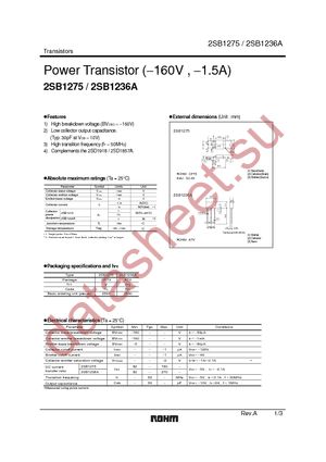 2SB1236ATV2Q datasheet  