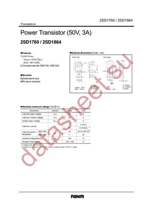 2SD1760TLR datasheet  