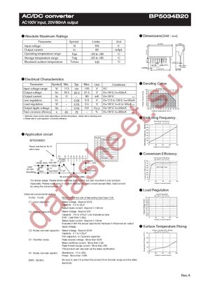 BP5034B20 datasheet  