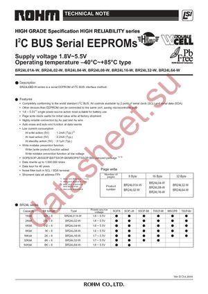 BR24L02F-WE2 datasheet  