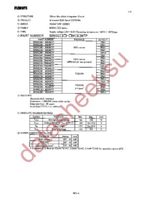 BR93C76-WDS6TP datasheet  