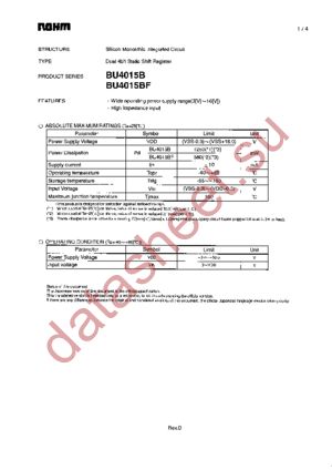 BU4015B datasheet  