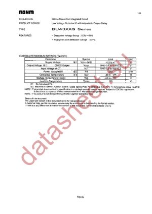 BU4309G-TR datasheet  