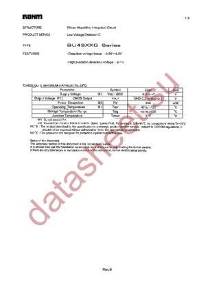 BU4912G-TR datasheet  