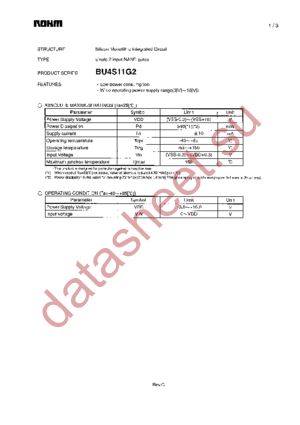BU4S11G2-TR datasheet  