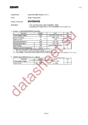 BU4S66G2-TR datasheet  