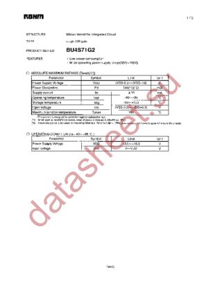 BU4S71G2-TR datasheet  