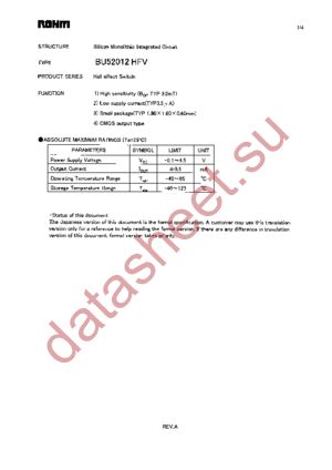BU52012HFV-TR datasheet  
