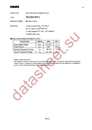 BU52014HFV-TR datasheet  