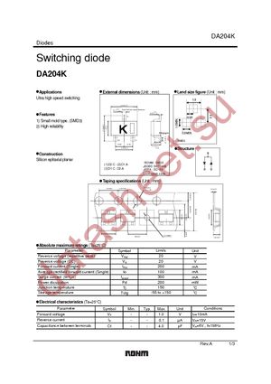 DA204KT146 datasheet  