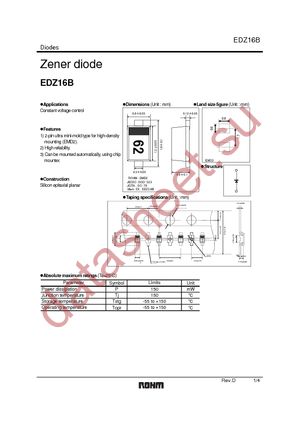 EDZTE6116B datasheet  