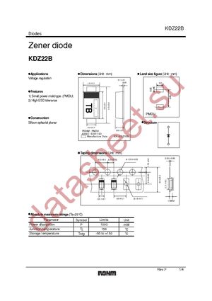 KDZTR22B datasheet  