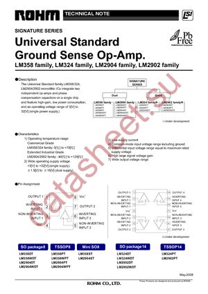 LM2904WDT datasheet  