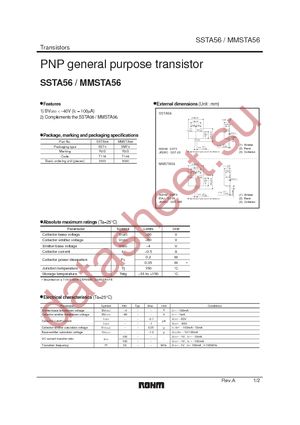 MMSTA56T146 datasheet  