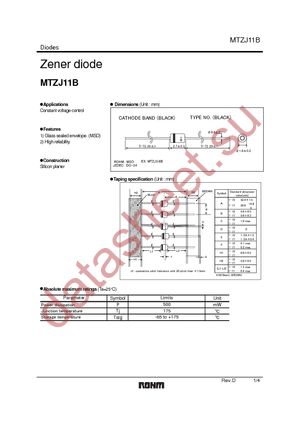 MTZJT-7711B datasheet  
