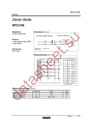 MTZJT-7715B datasheet  