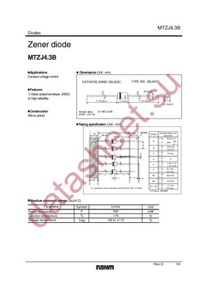 MTZJT-774.3B datasheet  